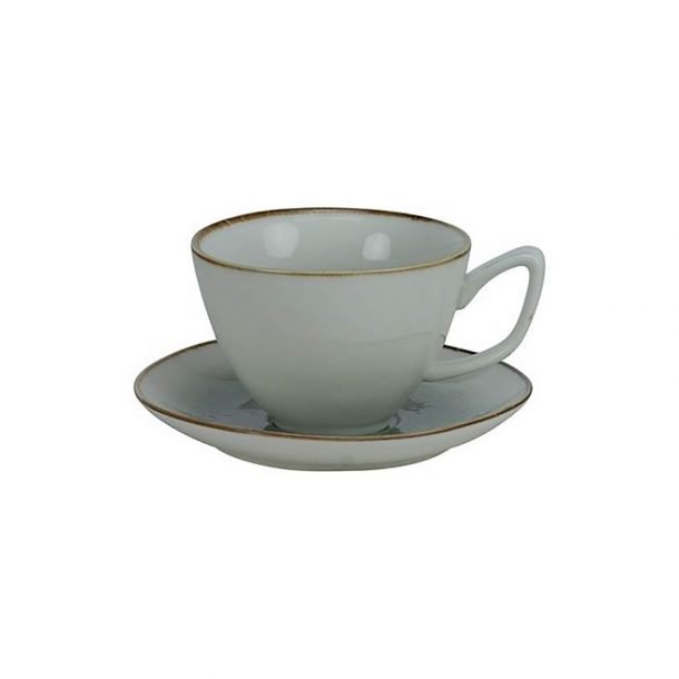 Bricard Amiens Espressoset mit Untertasse Blau 12-teilig