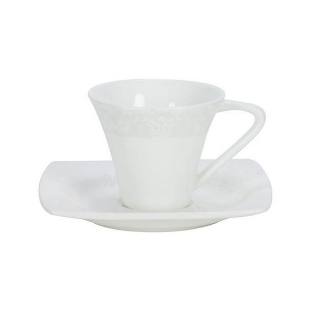Bricard Cannes Kaffeetasse mit Unterteller 12-teilig
